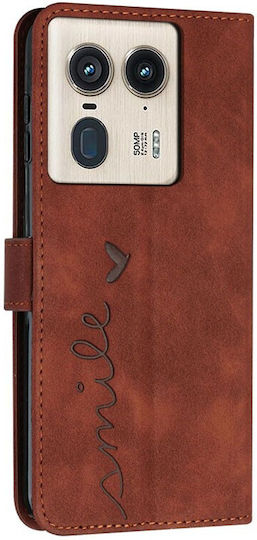 Smile Wallet Καφέ (Motorola Edge 50 Ultra 5G)