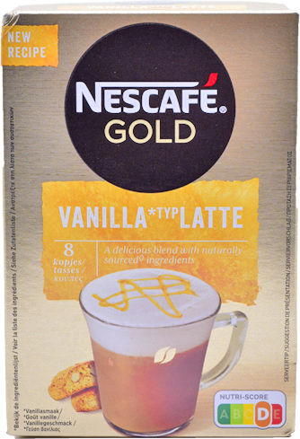Nescafe Στιγμιαίος Καφές Latte Vanilla 8x149.8gr