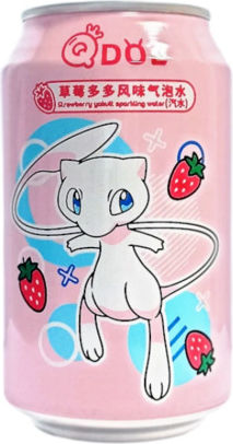 Qdol Pokemon Mew Αναψυκτικό Peach με Ανθρακικό σε Κουτί 330ml