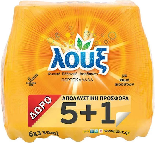 Loux Orangensaft mit Kohlensäure in Flasche 6x330ml
