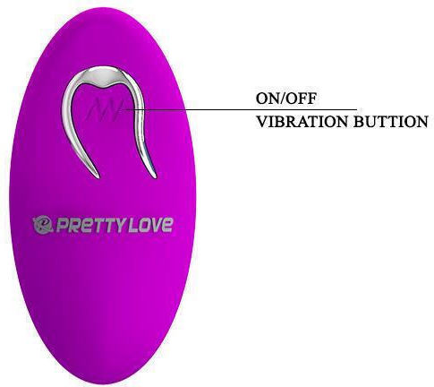 Pretty Love Algernon Vibrator pentru cupluri 9.6cm Roz