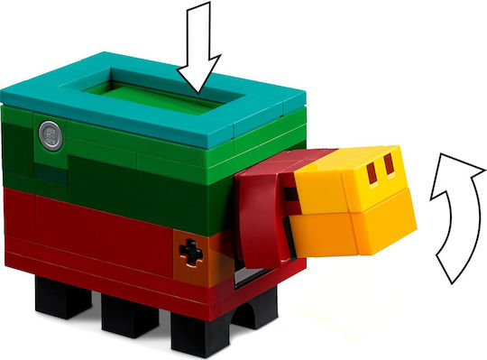 LEGO Minecraft Grădina cu Cireși pentru 8+ Ani