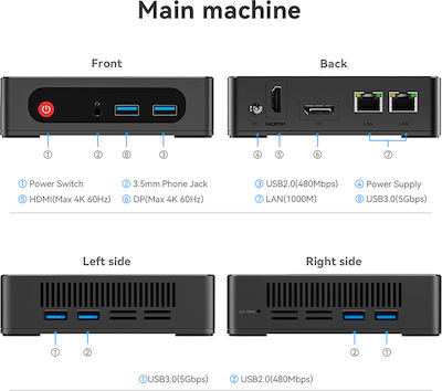 Beelink IPC-G Mini (Celeron N4020/8GB DDR4/128GB SSD/W11 Pro)