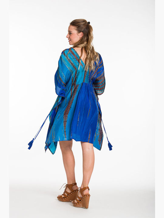 Rima Beachwear Feminin Caftan de Plajă Blue