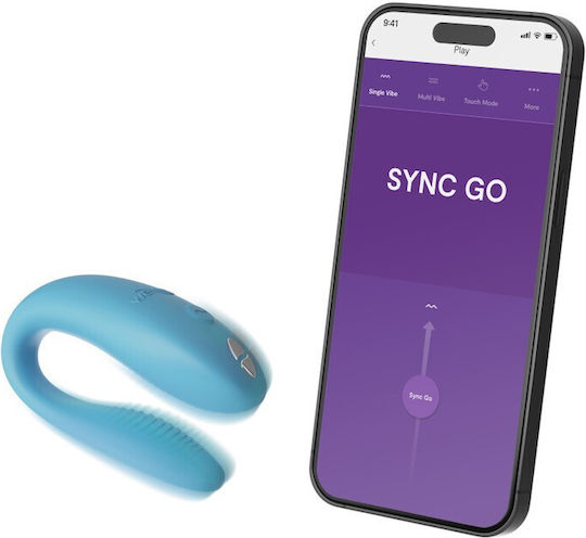 We-Vibe Sync Mini Κλειτοριδικός Δονητής με Απομακρυσμένο Έλεγχο 7.74cm Τιρκουάζ