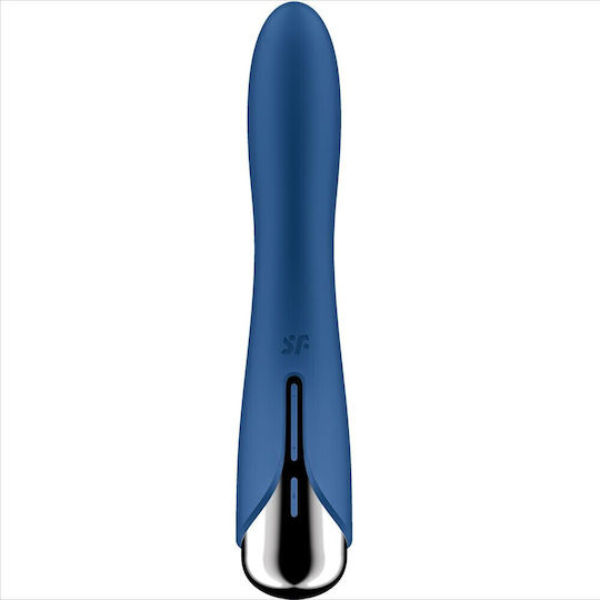 Satisfyer Spinning Vibe 1 Mini Κλασικός Δονητής 12cm Μπλε