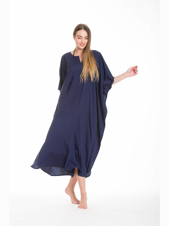 Rima Beachwear Women's Caftan Beachwear Navy Blue
