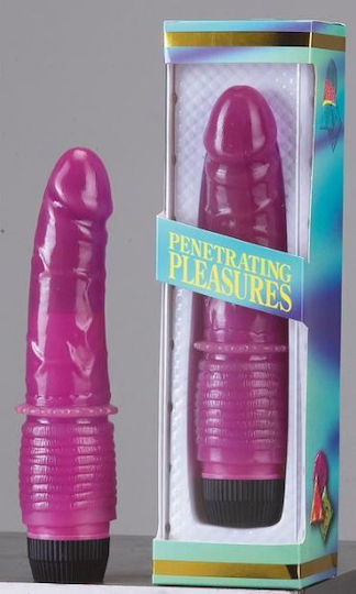 Seven Creations Jelly Vibrator Ρεαλιστικός Δονητής 18.5cm Purple