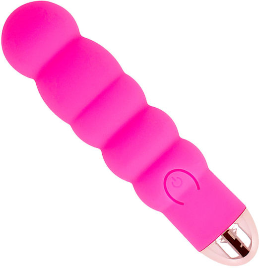 Dolce Vita Rechargeable Vibrator Six Mini Κλειτοριδικός Δονητής 13cm Pink
