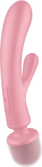 Satisfyer Triple Lover Mini Δονητής G-Spot 2cm Ροζ