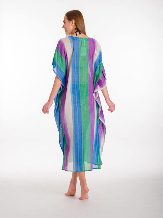 Rima Beachwear Women's Caftan Beachwear Turquoise