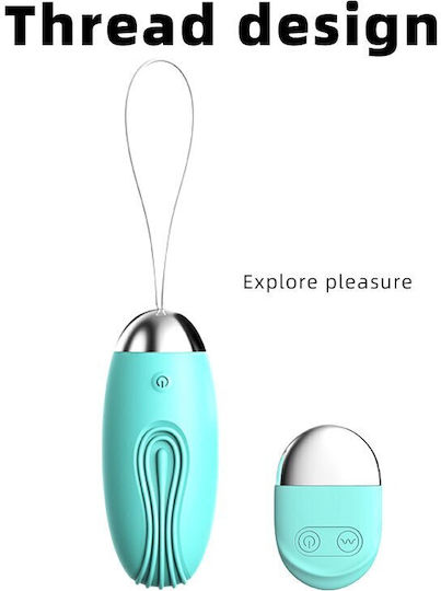 Lilo Vibrator Egg with Remote Control Light Blue