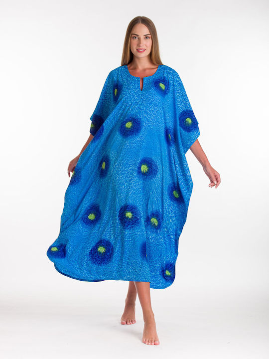 Rima Beachwear Women's Caftan Beachwear Blue