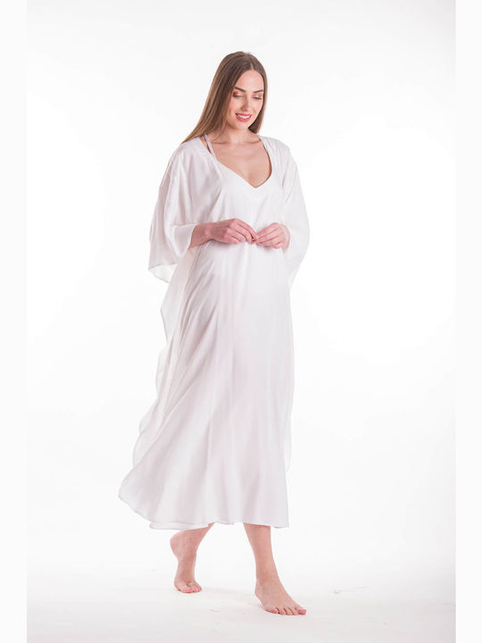 Rima Beachwear Women's Caftan Beachwear White