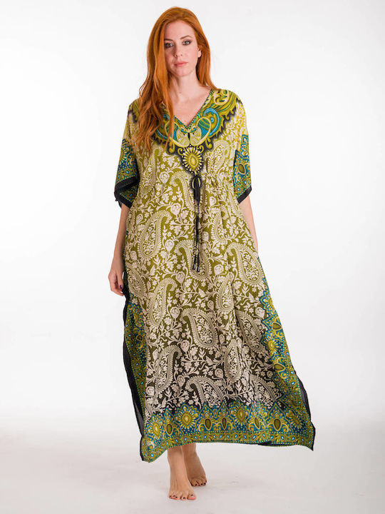 Rima Beachwear Women's Caftan Beachwear Beige