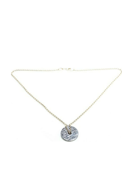 Black Silver Necklace DMHRC001-BLACK
