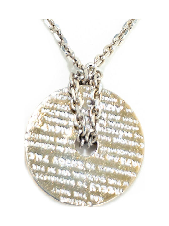Black Silver Necklace DMHRC001-BLACK