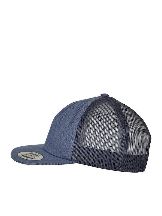 Men's Snapback Trucker Cap Blue