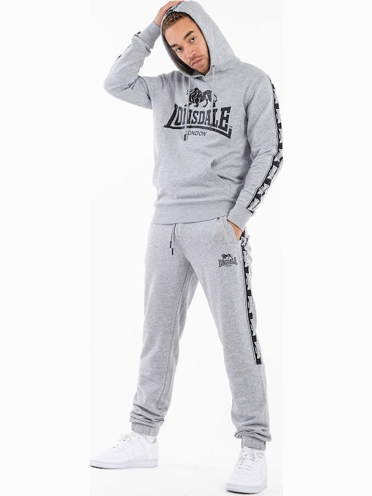 Lonsdale Scousburgh Grey/black/white with Hood