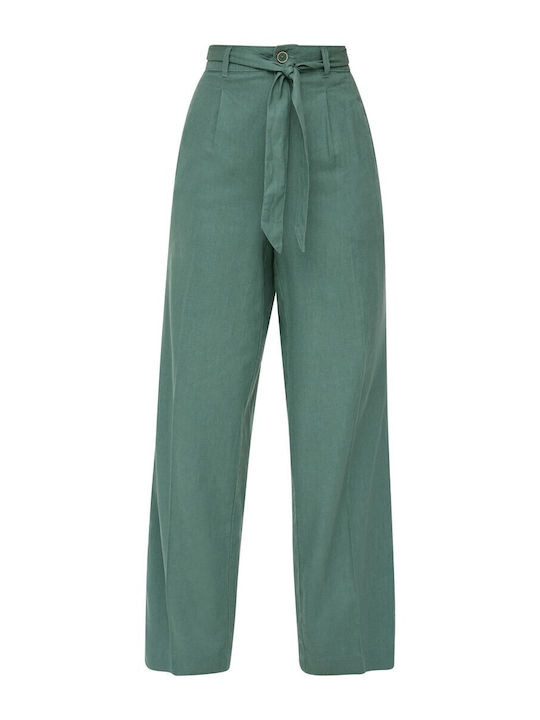 Femei Din material textil Pantaloni Verde