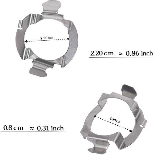 Αντάπτορας Τοποθέτησης Xenon & Led Audi A3 A4l A6l Tk-123 1 Τεμάχιο