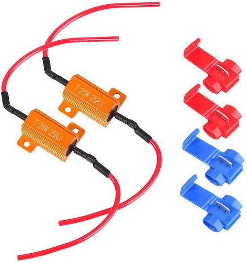 Resistance Canceller Canbus 25watt 25ohm Gold 1 Piece