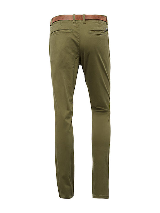 Παντελόνι Chino σε Slim Εφαρμογή Πράσινο