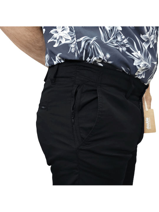 Trousers Chino Elastic Black