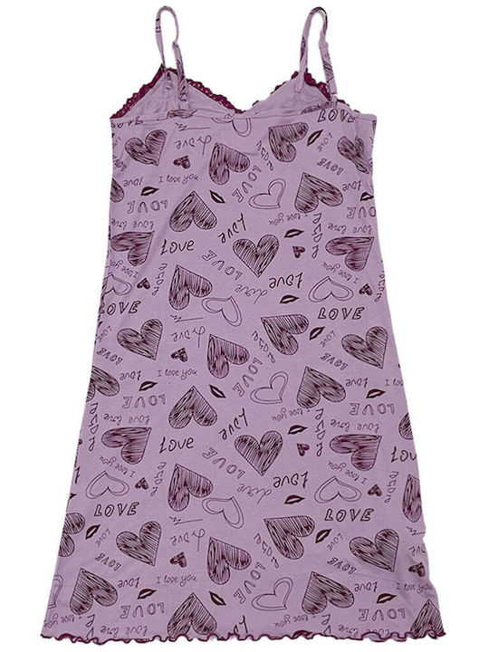 Ustyle Summer Women's Nightdress Purple