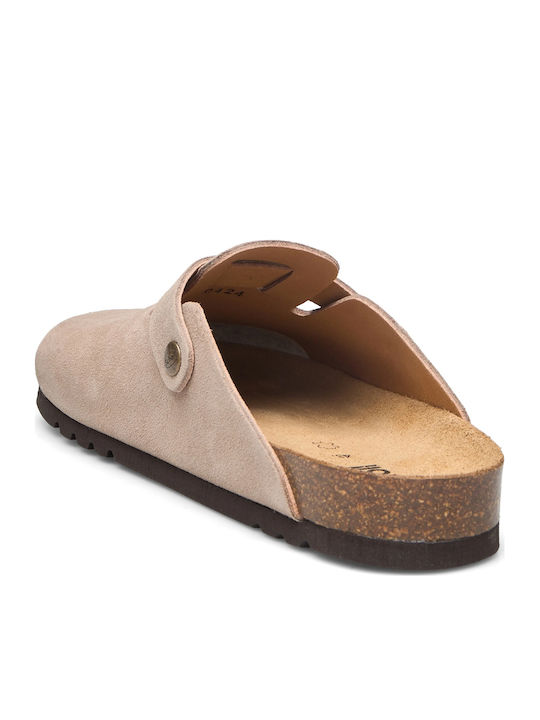 Olivier Winterliche Herrenhausschuhe Beige