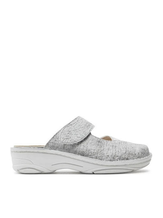 Anatomical Women's Slippers Silver