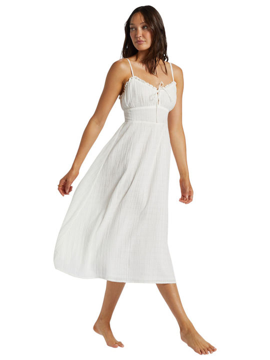 Billabong Midi Dress White