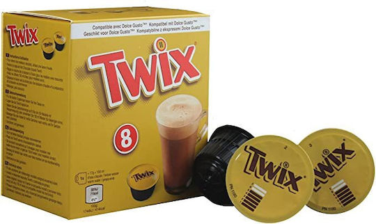Nescafe Capsule Ciocolată Dolce Gusto Twix Caramel Compatibile cu Aparat Dolce Gusto 8 bucăți
