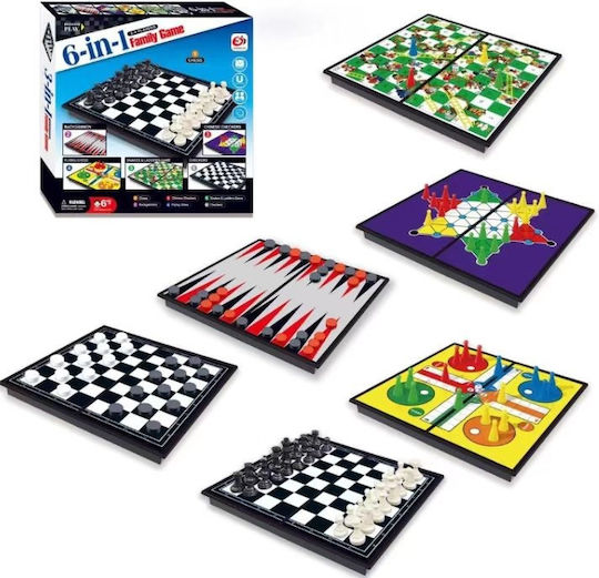 Настолна игра 6 in 1 Family Game за 2-4 играчи 6+ години (EN)