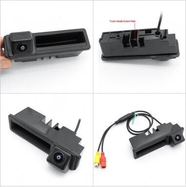 Cameră auto pentru mersul înapoi cu vedere pe timp de noapte pentru Audi A4 / A6 / Q7 / A3 Citroen C6 Corvette C6