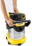 Karcher WD 5 P S V-25 5 22 Aspirator Umede Uscate 1100W cu Recipient Inox 25lt Galbenă