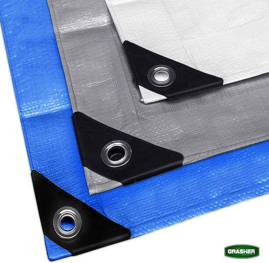 Grasher Waterproof Tarpaulin 120gr/m² 3x2m. Light Type Blue