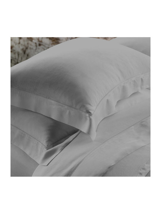 Makis Tselios Home Sheet Sets King Size 265x285cm. Azour 6 Silver 4pcs