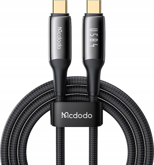 Mcdodo USB 2.0 Cable USB-C male - USB-C 240W PD Μαύρο 1m CA-2990