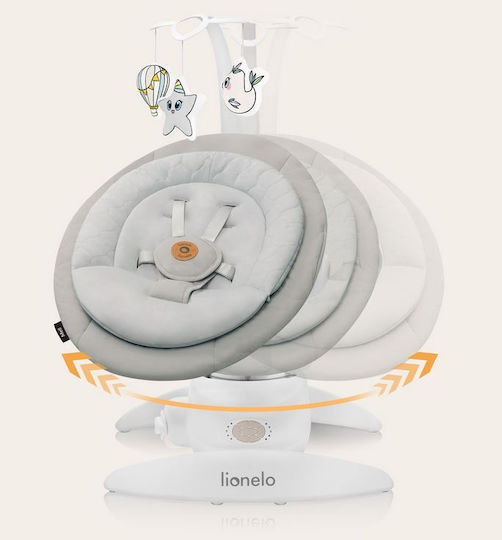 Lionelo Ηλεκτρικό Relax Μωρού Mell με Μουσική Beige Sand για Παιδί έως 9kg