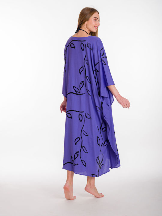 Rima Beachwear Women's Caftan Beachwear Purple