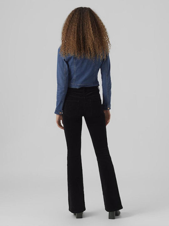 Vero Moda Women's Long Jean Jacket for Spring or Autumn Blue