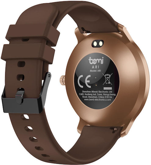 Bemi ARI Smartwatch with Heart Rate Monitor (Copper)