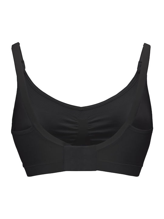 Medela Maternity & Nursing Sports Bra with Clips Black