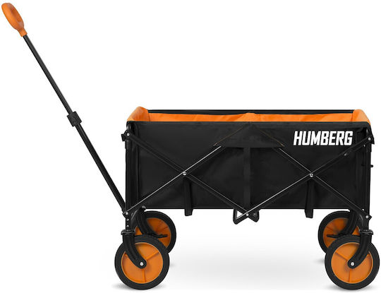Foldable Garden Cart Metallic Four-wheel 100lt