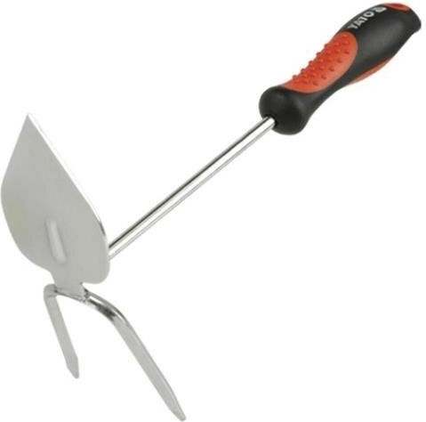 Yato Schnitzer mit Gabel Gartenrechen 32cm und Kunststoff Griff