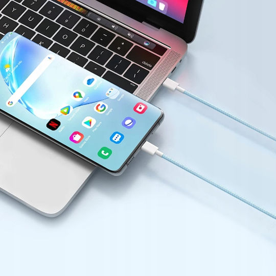 Cablu USB 2.0 USB-C Masculin - USB-C 60W Roz 1m CO2-0130