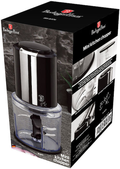 Berlinger Haus Πολυκόπτης Multi 300W με Δοχείο 600ml Μαύρος