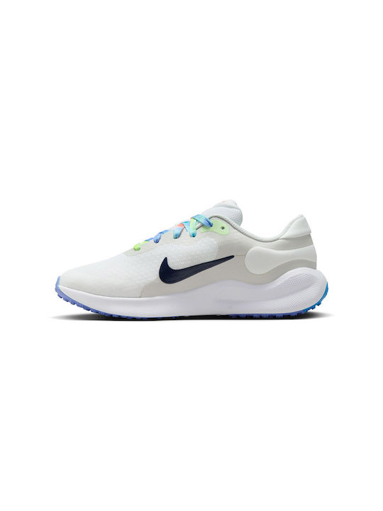 Nike Αthletische Kinderschuhe Laufen Revolution 7 Weiß