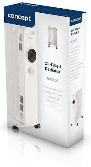 Concept Καλοριφέρ Λαδιού με Φέτες 1500W